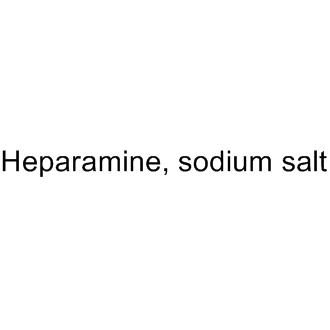 De-N-sulfated heparin (Heparin I-H) sodium salt Chemische Struktur