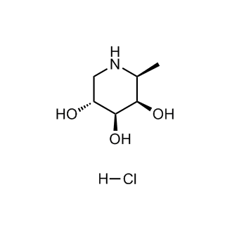 Deoxyfuconojirimycin (hydrochloride) Chemische Struktur