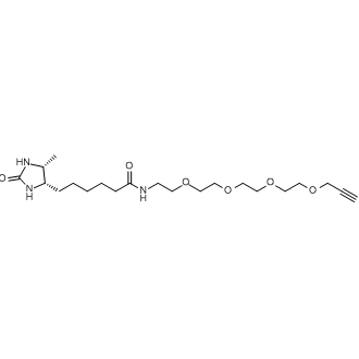 Desthiobiotin-PEG4-Alkyne Chemical Structure