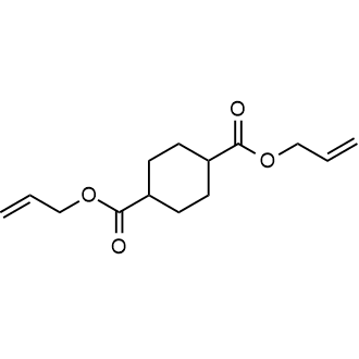 Diallyl 1,4-Cyclohexanedicarboxylate(cis-andtrans-mixture) Chemical Structure