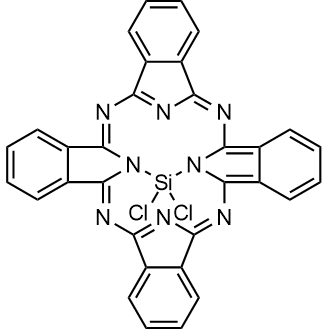 Dichloro(phthalocyaninato)silicon Chemical Structure