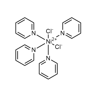 Dichlorotetrakis(pyridine)nickel Chemical Structure