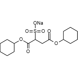 Dicyclohexyl sulfosuccinate (sodium) 化学構造