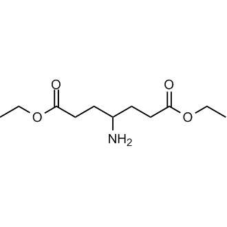 Diethyl 4-aminoheptanedioate 化学構造