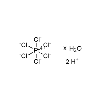 Dihydromono(hexachloroplatinate(IV)) hydrate Chemical Structure