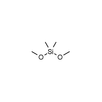 Dimethoxydimethylsilane Chemische Struktur