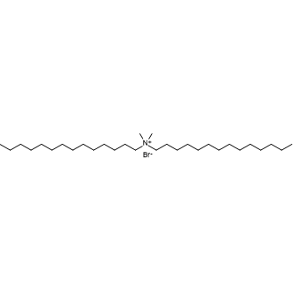 Dimethyldimyristylammonium Bromide 化学構造