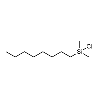 Dimethyl-n-octylchlorosilane 化学構造