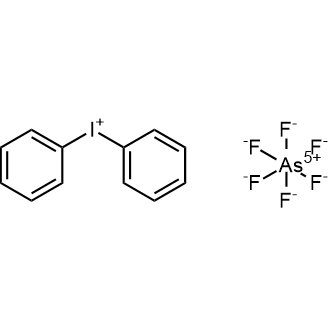 Diphenyliodonium hexafluoroarsenate Chemical Structure