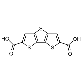 Dithieno[3,2-b:2',3'-d]thiophene-2,6-dicarboxylic acid Chemical Structure