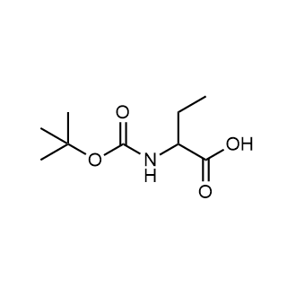 DL-Boc-Aminobutyric acid التركيب الكيميائي