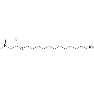 Dodecyl 2-(dimethylamino)propanoate (hydrochloride) Chemische Struktur