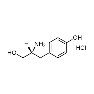 D-Tyrosinol hydrochloride Chemical Structure