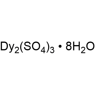 Dysprosium(III) sulfate octahydrate 化学構造