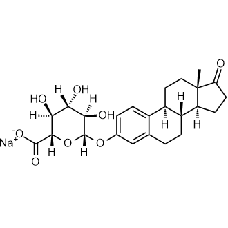 Estrone beta-D-glucuronide sodium salt Chemical Structure