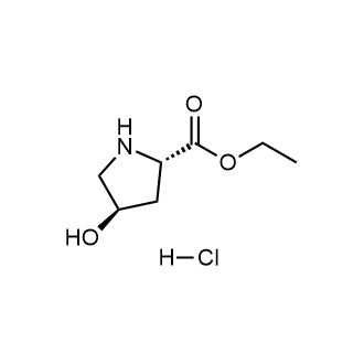 Ethyl (2S,4R)-4-hydroxypyrrolidine-2-carboxylate hydrochloride Chemical Structure