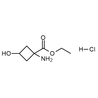 Ethyl 1-amino-3-hydroxycyclobutane-1-carboxylate hydrochloride Chemical Structure