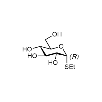 Ethyl 1-thio-α-D-glucopyranoside Chemical Structure