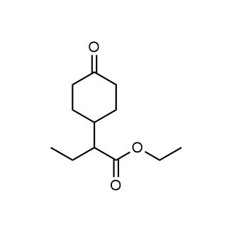 Ethyl 2-(4-oxocyclohexyl)butanoate Chemische Struktur