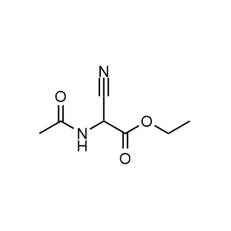 Ethyl 2-acetamido-2-cyanoacetate Chemical Structure