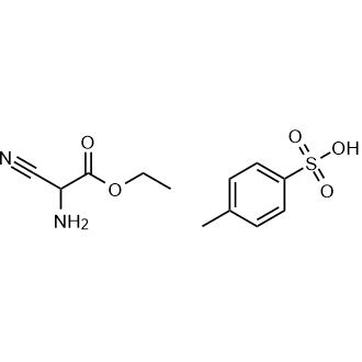 Ethyl 2-amino-2-cyanoacetate 4-methylbenzenesulfonate Chemical Structure