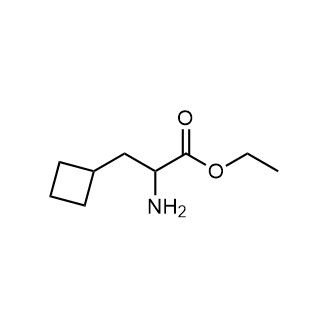 Ethyl 2-amino-3-cyclobutylpropanoate Chemical Structure