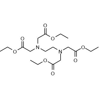 Ethylenediamine-N,N,N,N-tetraacetic Acid Tetraethyl Ester Chemische Struktur