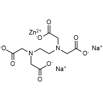 Ethylenediaminetetraacetic acid zinc disodium salt Chemical Structure