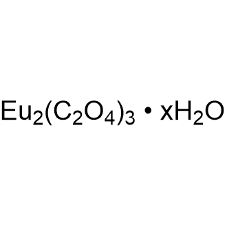 Europium(III) oxalate hydrate 化学構造