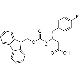 Fmoc-(R)-3-Amino-4-(4-fluorophenyl)-butyric acid Chemical Structure