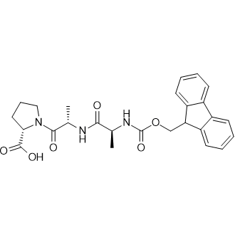 Fmoc-Ala-Ala-Pro-OH Chemical Structure