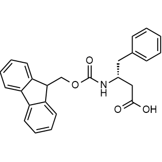 Fmoc-D-β-Homophenylalanine Chemical Structure