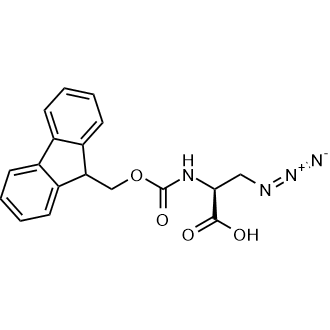 Fmoc-β-azido-Ala-OH Chemical Structure