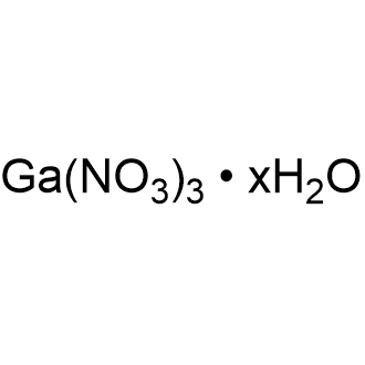 Gallium trinitrate hydrate 化学構造