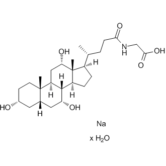 Glycocholic acid sodium salt hydrate Chemical Structure