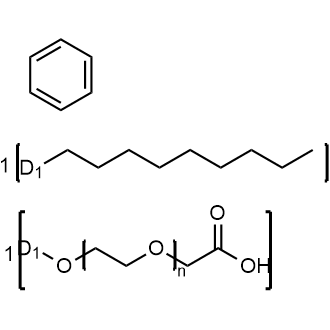 Glycolic acid ethoxylate 4-nonylphenyl ether Chemische Struktur