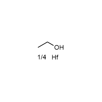 Hafnium(IV) ethoxide Chemische Struktur