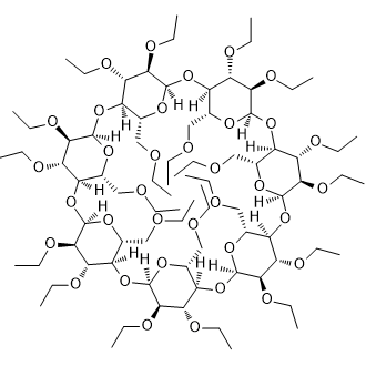 Heptakis(2,3,6-tri-O-ethyl)-β-cyclodextrin Chemical Structure