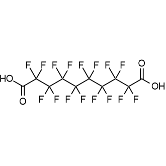 Hexadecafluorosebacic Acid Chemical Structure