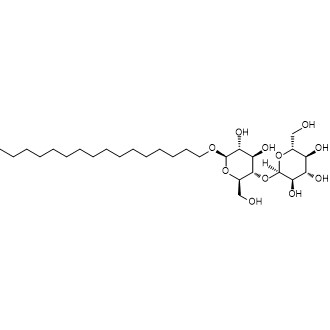 Hexadecyl β-D-maltoside Chemische Struktur