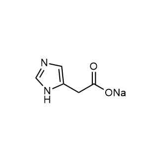 Imidazoleacetic acid (sodium) Chemische Struktur