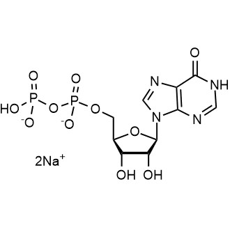 Inosine-5'-diphosphoric acid disodium salt Chemical Structure