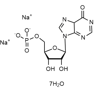 Inosine-5'-monophosphate Disodium Salt heptahydrate Chemical Structure