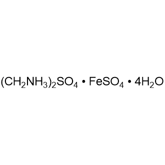 Iron(II) ethylenediammonium sulfate tetrahydrate 化学構造