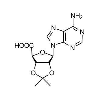 Isopropylidene-adenosine-5-carboxylic acid Chemische Struktur