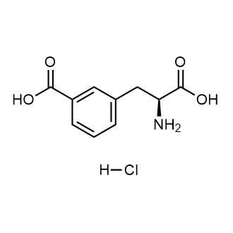 L-3-(3-Carboxyphenyl)alanine (hydrochloride) 化学構造