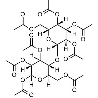 Lactose octaacetate التركيب الكيميائي