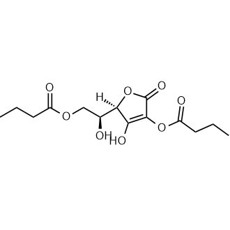 L-Ascorbyl 2,6-Dibutyrate التركيب الكيميائي