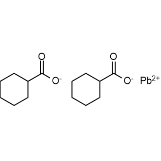 Lead(II) cyclohexanecarboxylate 化学構造