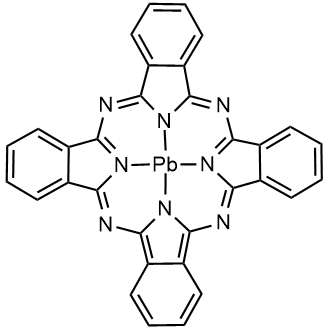 Lead(II) phthalocyanine Chemical Structure